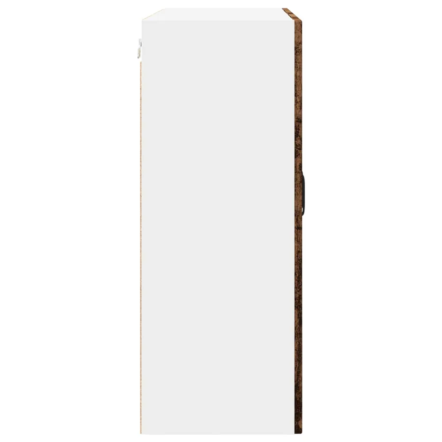Cabinet en verre mural PORTO Bois ancien 80 x 31 x 80 cm - 7