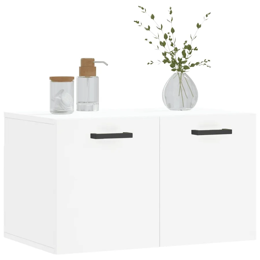 Armoire murale Blanc 60x36,5x35 cm Bois d'ingénierie - 9