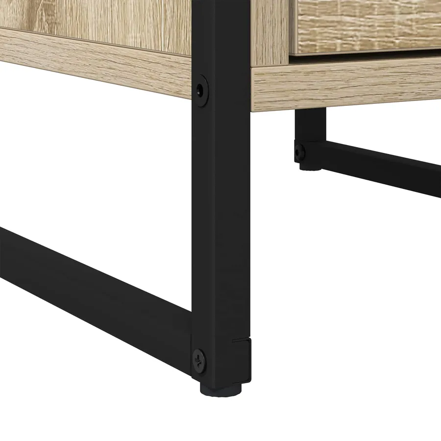 Table de chevet Sonoma 39,5 x 30 x 50 cm Bois d'ingénierie - 10