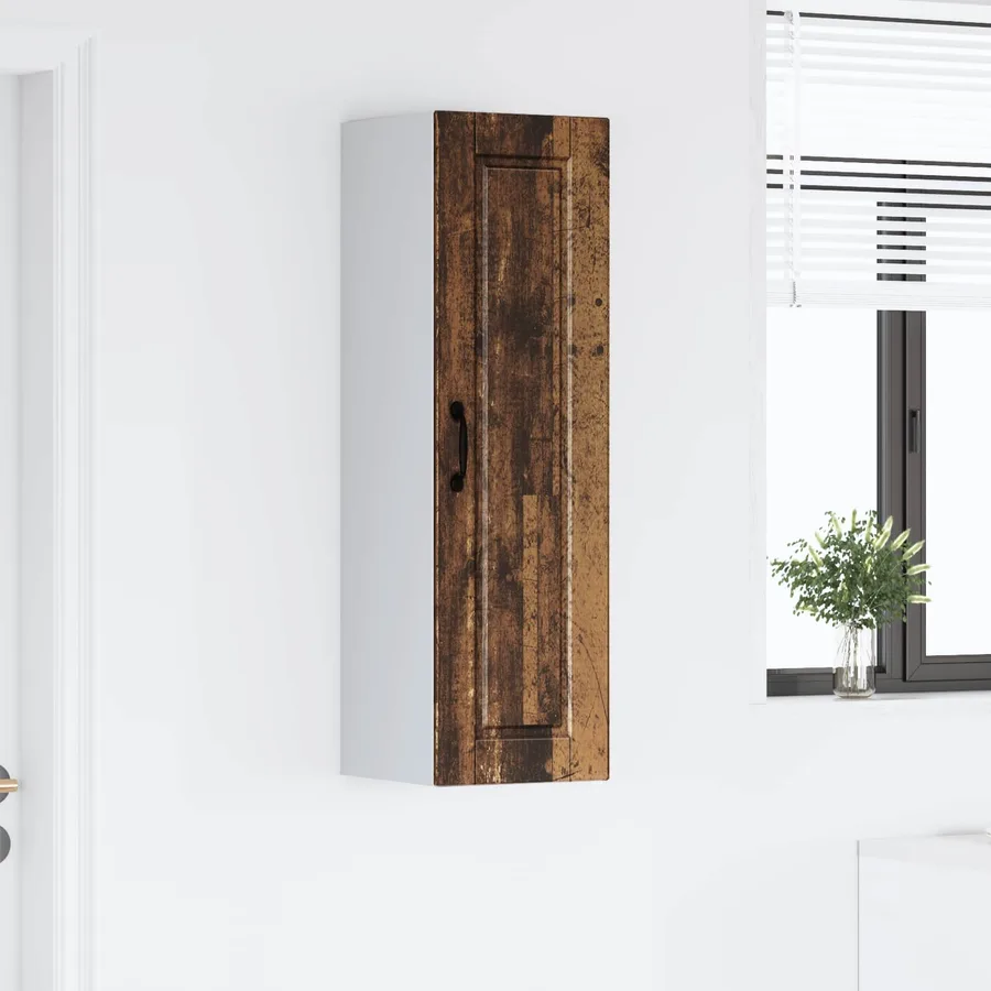 Meuble mural PORTO Bois ancien 30 x 31 x 100 cm - 4