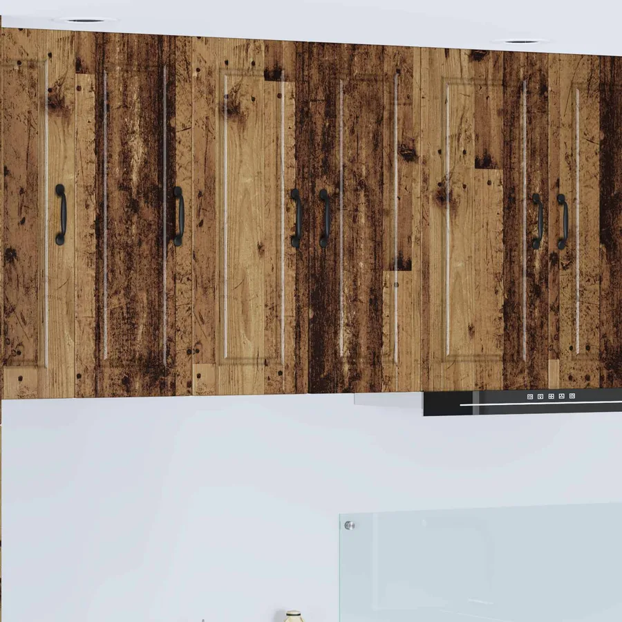 Meuble mural PORTO Bois ancien 30 x 31 x 80 cm