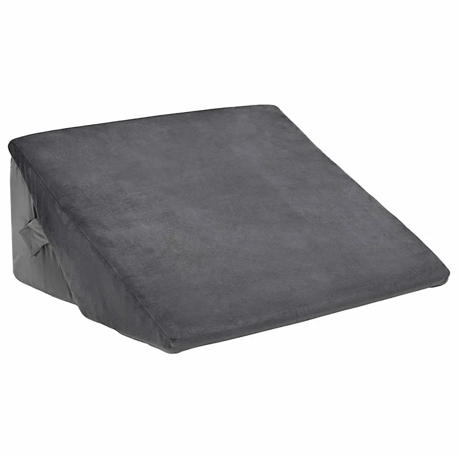 Coussin en coin Gris 55 x 55 x 26 cm Mousse à mémoire de forme - 2