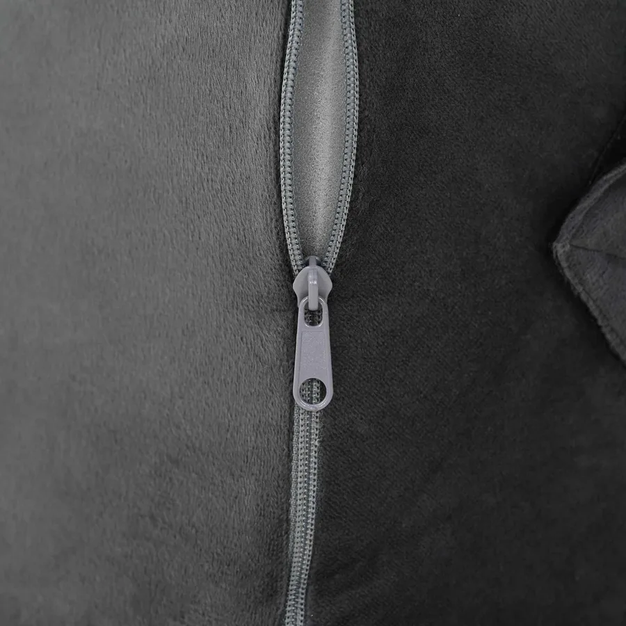 Coussin en coin Gris 55 x 55 x 26 cm Mousse à mémoire de forme - 6