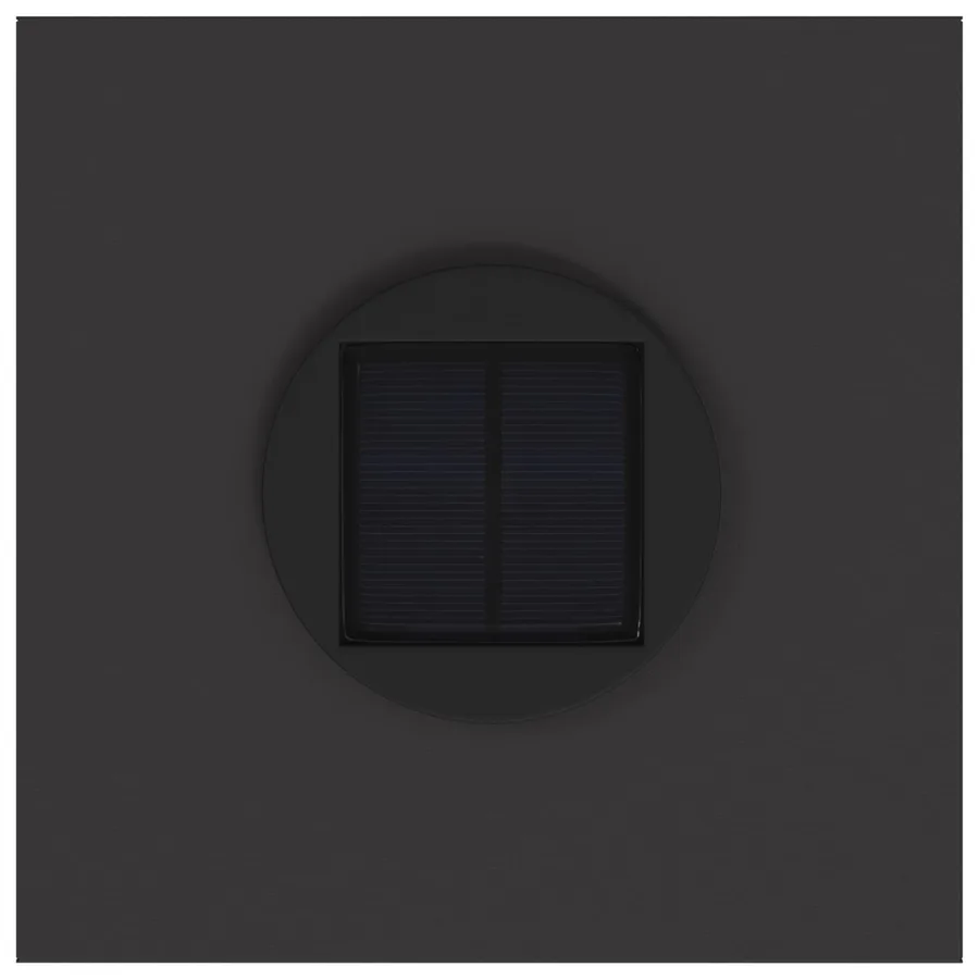 Lumière de Chemin LED Solaire 2 pcs Blanc chaud 18 x 18 x 80 cm - 9
