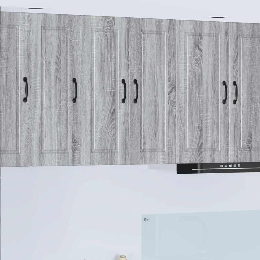 Meuble mural PORTO Gris Sonoma 30 x 31 x 80 cm