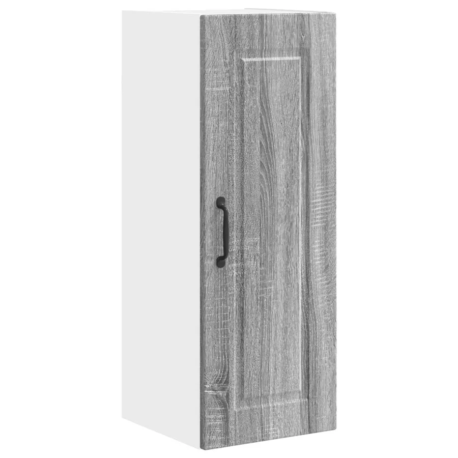 Meuble mural PORTO Gris Sonoma 30 x 31 x 80 cm - 2