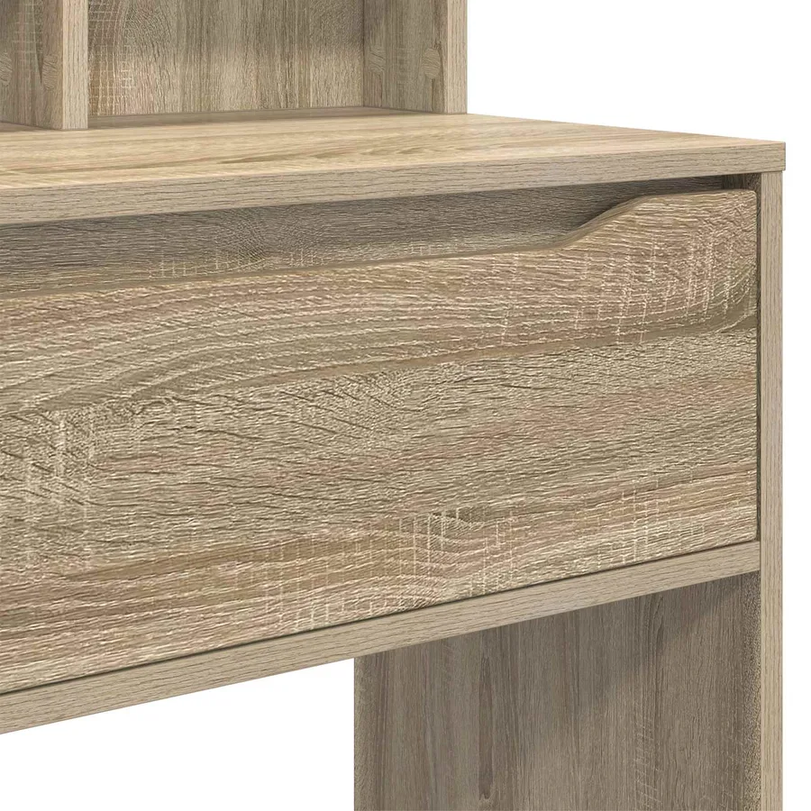 Tables de maquillage pour chambre avec tiroir Chêne Sonoma - 8