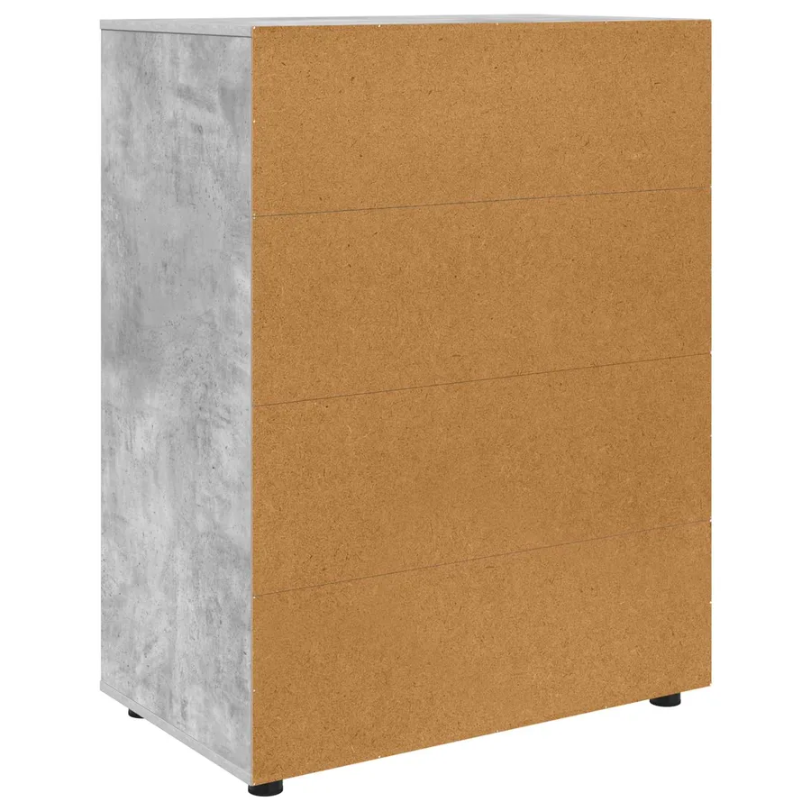 Armoires de rangement Gris béton 80 x 48 x 105 cm - 10