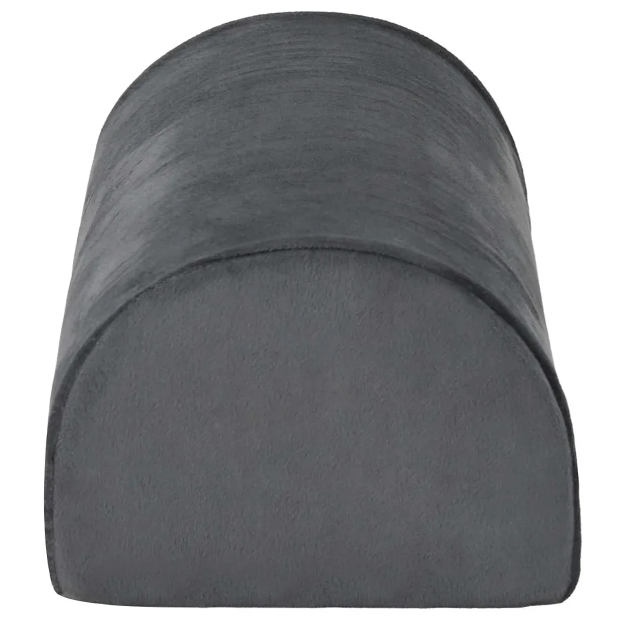 Coussin de repose-pieds Uni Gris 42 x 18 x 13 cm Mousse PU - 5