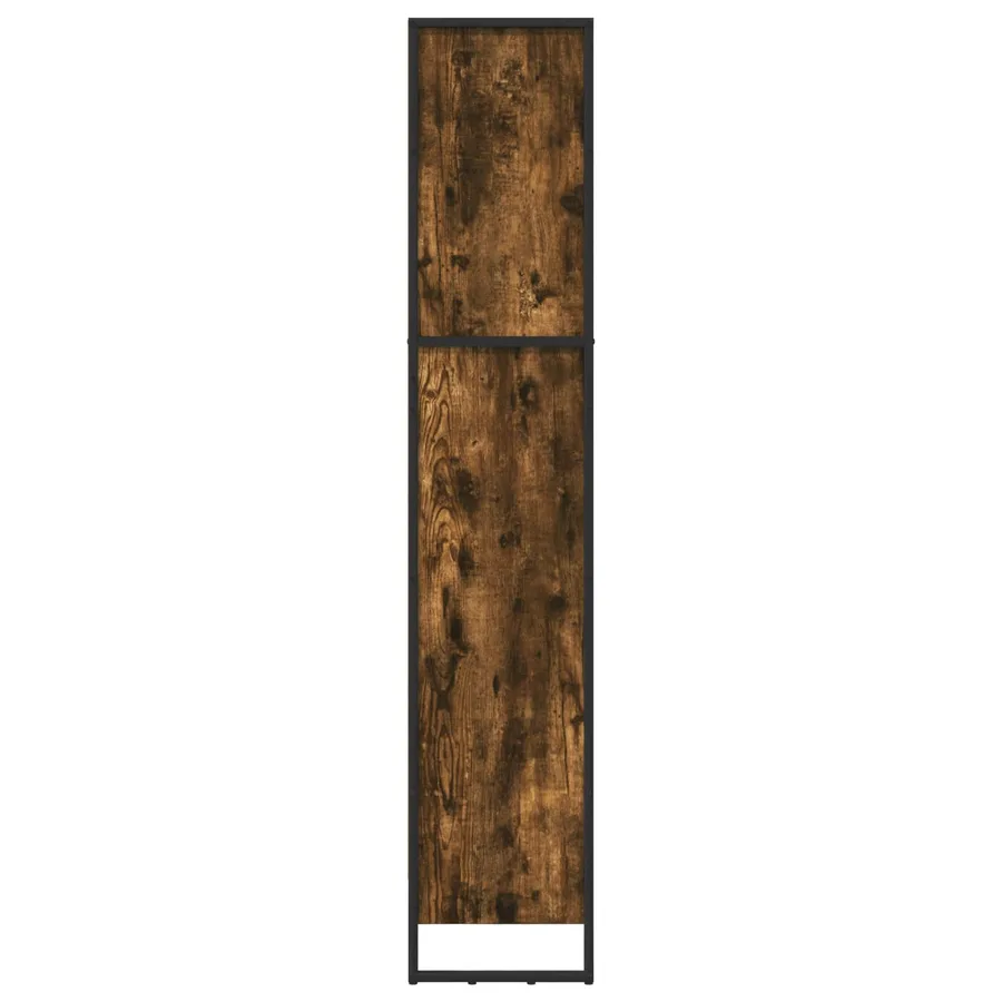 Bibliothèque Chêne Fumé 60 x 30 x 155 cm Bois d'ingénierie - 6