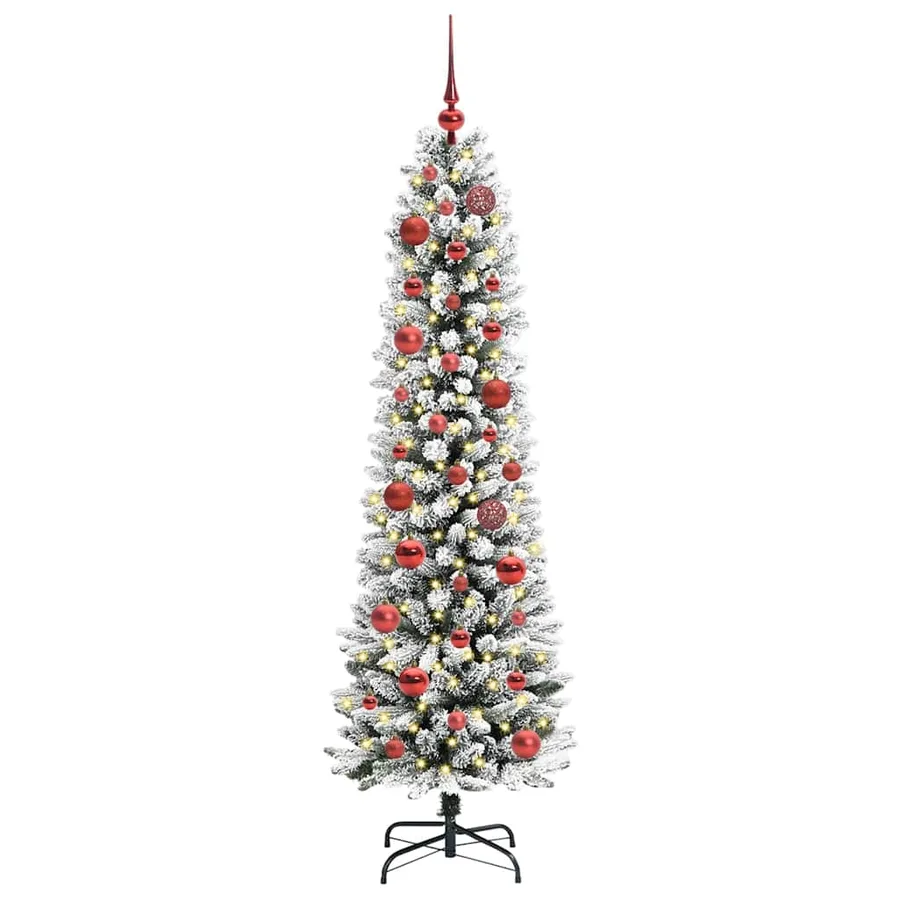 Sapin de Noël artificiel Blanc 150 cm PVC, métal et plastique - 3