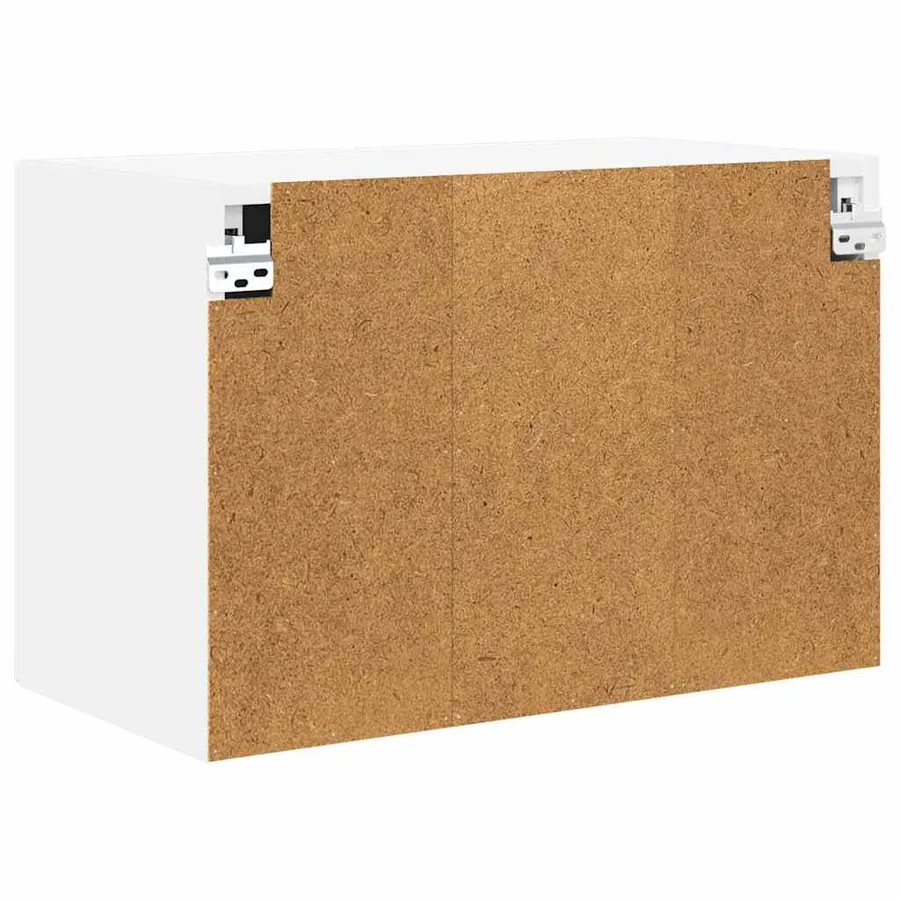 Meuble mural PORTO 2 pcs Blanc brillant 60 x 31 x 40 cm - 9