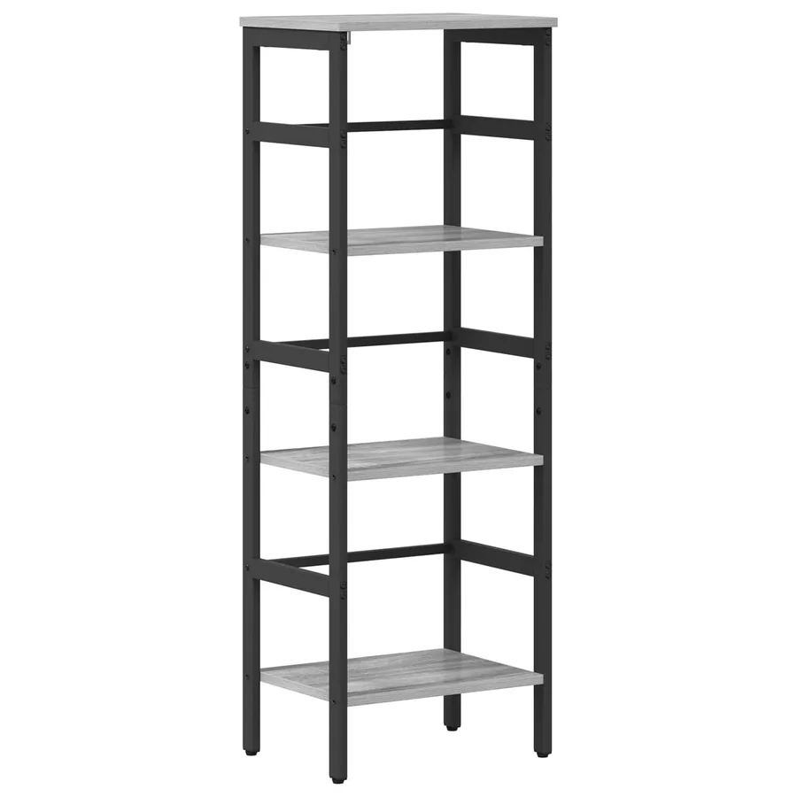 Étagère Gris Sonoma 40 x 29,5 x 115 cm Bois d'ingénierie - 2