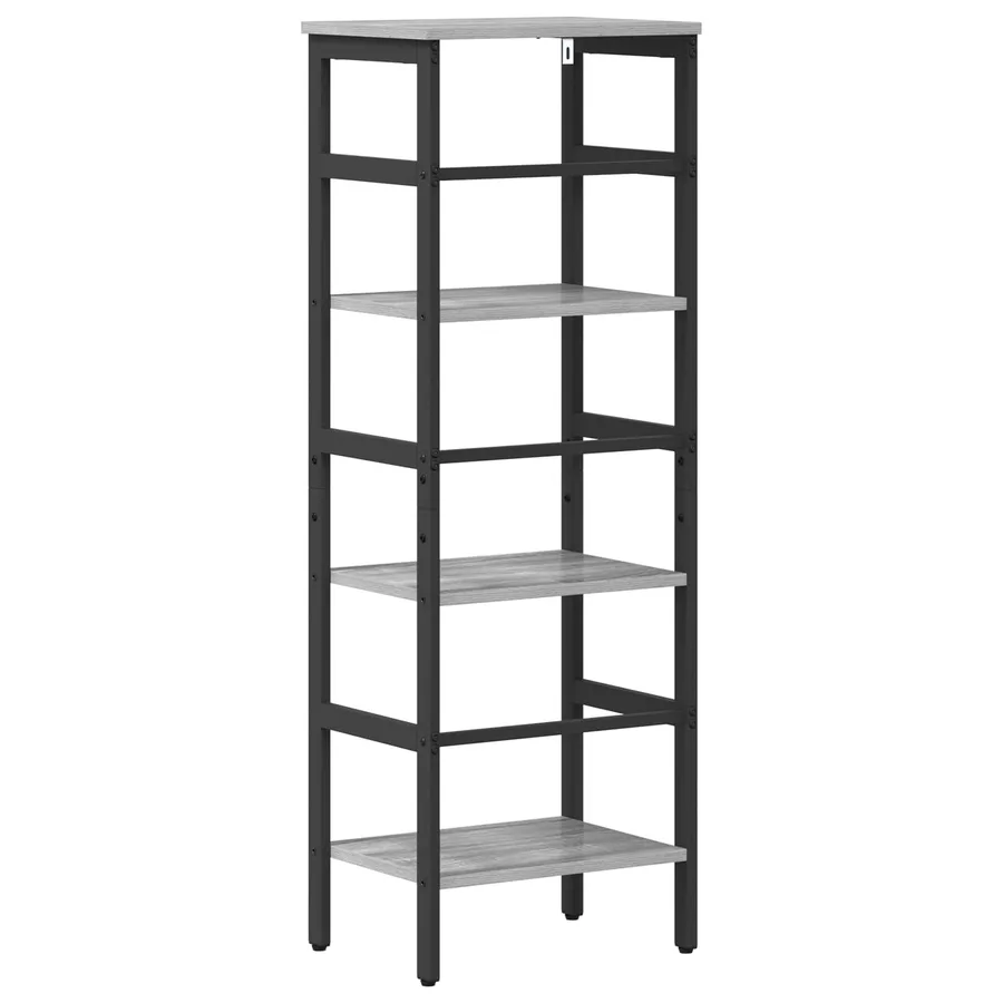 Étagère Gris Sonoma 40 x 29,5 x 115 cm Bois d'ingénierie - 7