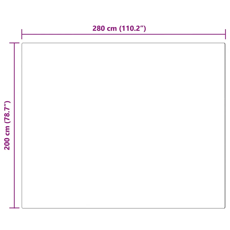 Tapis en fausse TAFALLA Anthracite 200 x 280 cm Polyester - 10