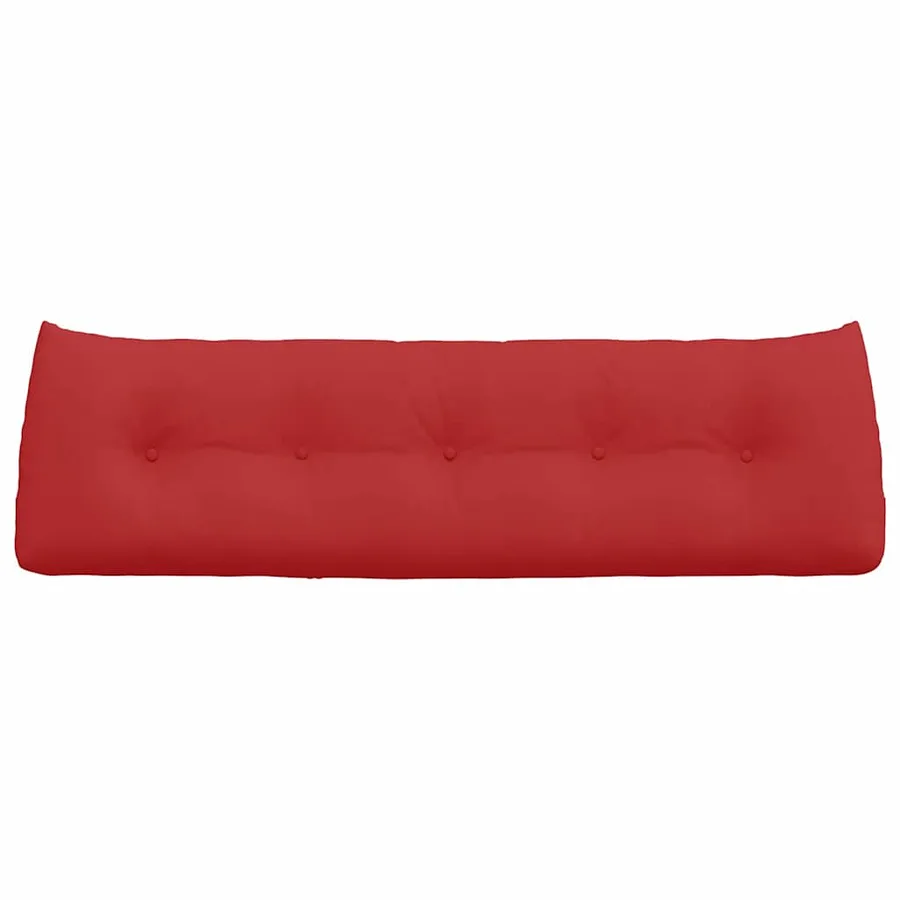 Coussin de Dos Rouge 160 x 24 x 50 cm tissu - 6