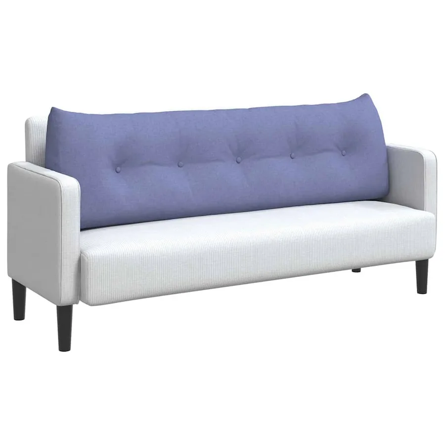 Coussin de Dos Bleu denim 160 x 24 x 50 cm tissu - 3