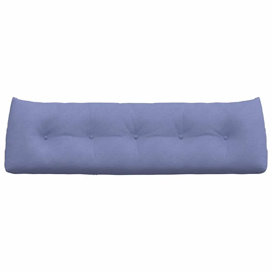 Coussin de Dos Bleu denim 160 x 24 x 50 cm tissu - 6