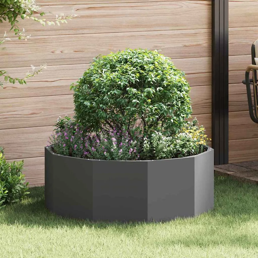 Jardinière Noir 90 x 90 x 35 cm Acier