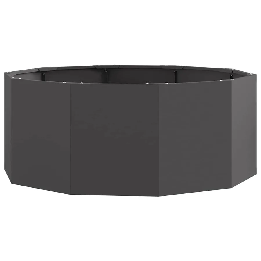 Jardinière Noir 90 x 90 x 35 cm Acier - 2