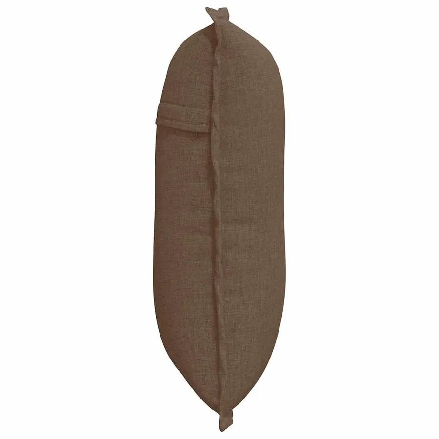Coussin de Dos Marron 50 x 19 x 45 cm tissu - 6