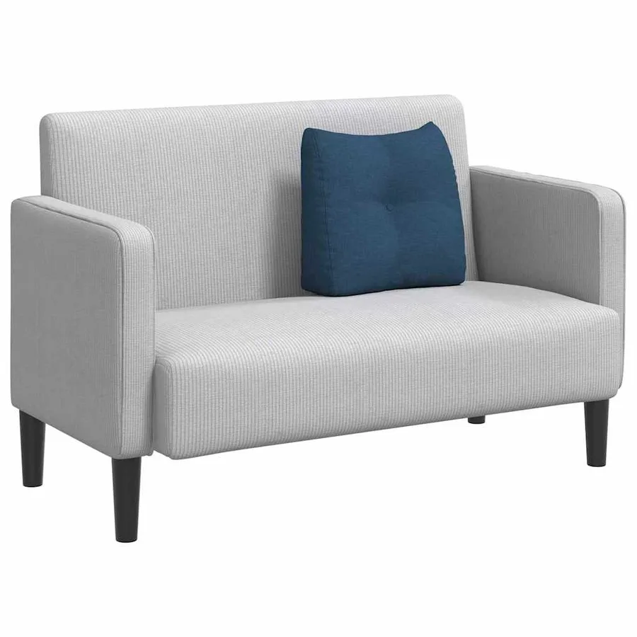 Coussin de Dos Bleu 45 x 24 x 50 cm tissu - 3