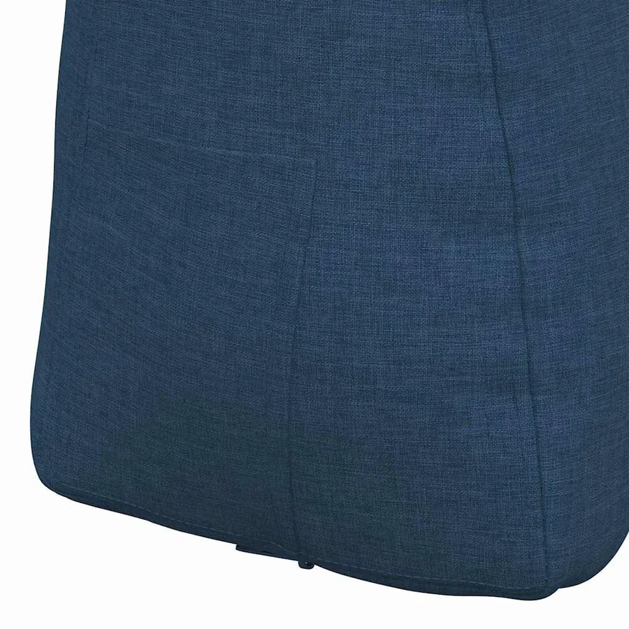Coussin de Dos Bleu 45 x 24 x 50 cm tissu - 9