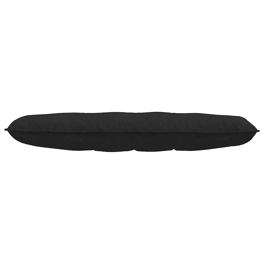 Coussin de Dos Noir 140 x 19 x 50 cm tissu - 5