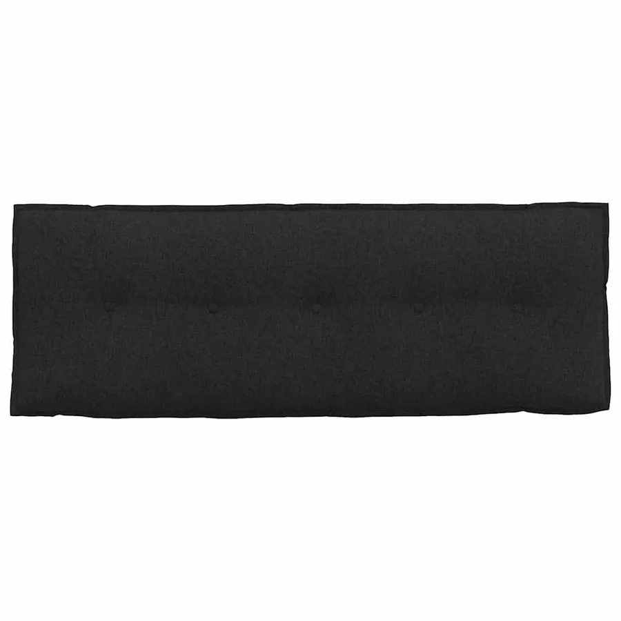 Coussin de Dos Noir 140 x 19 x 50 cm tissu - 6