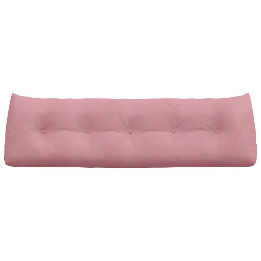Coussin de Dos Rose 160 x 24 x 50 cm Velours - 6