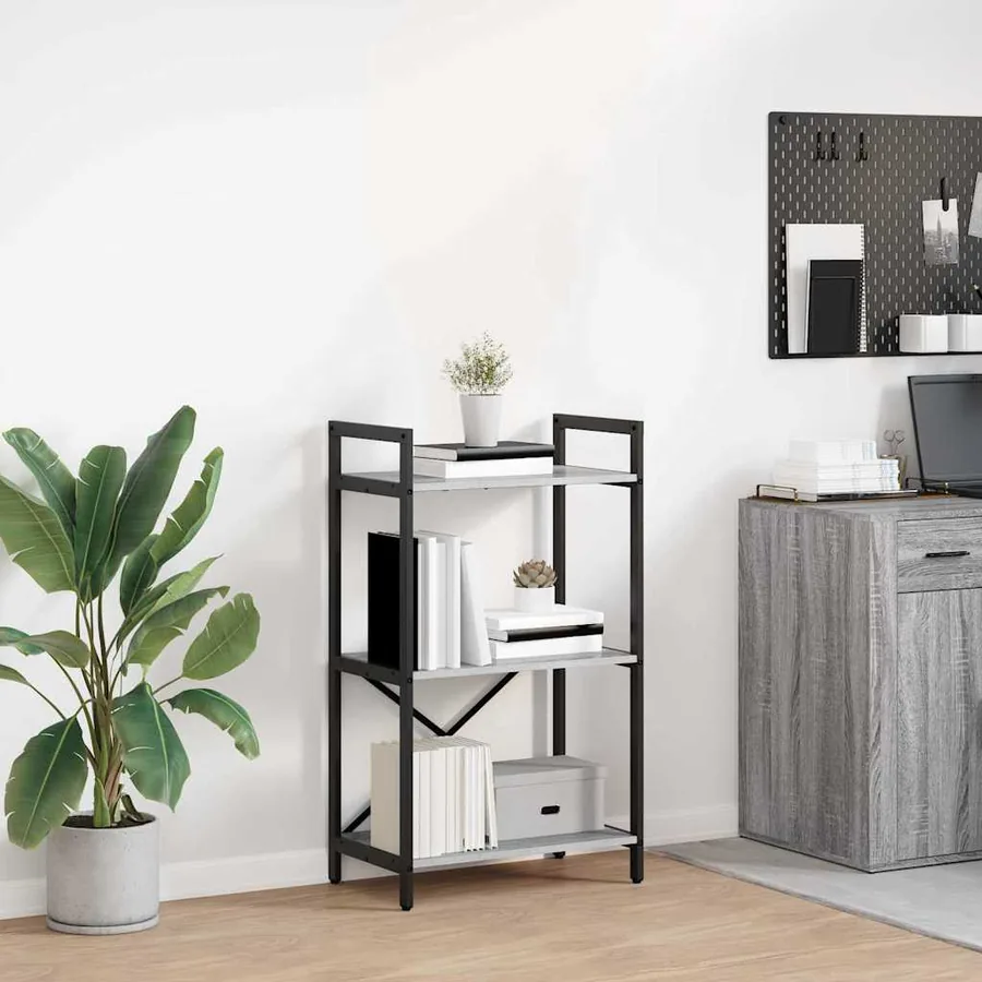 Étagère Gris Sonoma 56 x 34 x 96 cm Bois d'ingénierie