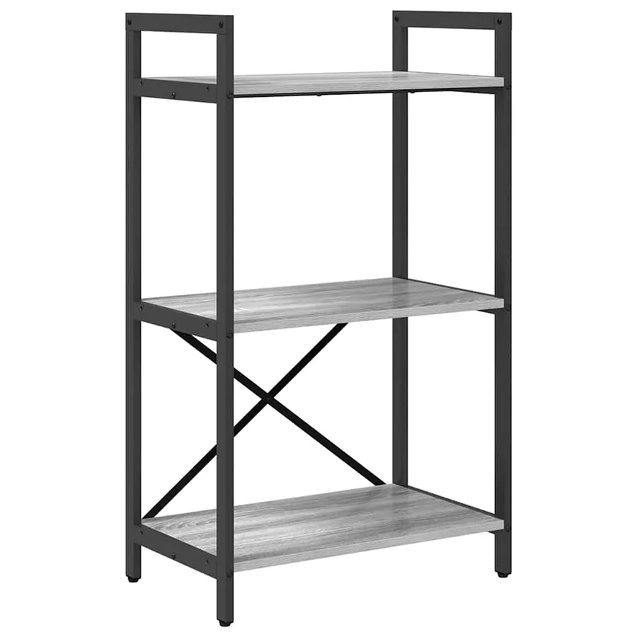 Étagère Gris Sonoma 56 x 34 x 96 cm Bois d'ingénierie - 2