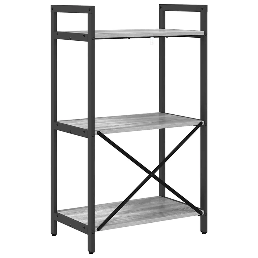 Étagère Gris Sonoma 56 x 34 x 96 cm Bois d'ingénierie - 7