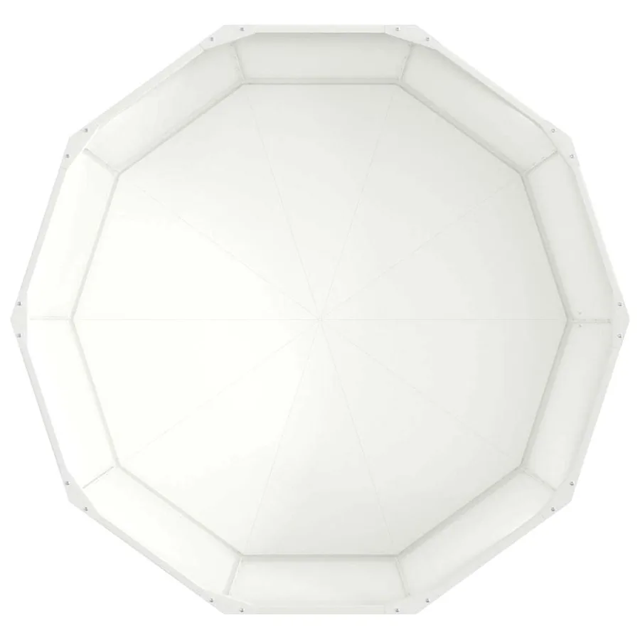 Jardinière Blanc 120 x 120 x 50 cm Acier - 6