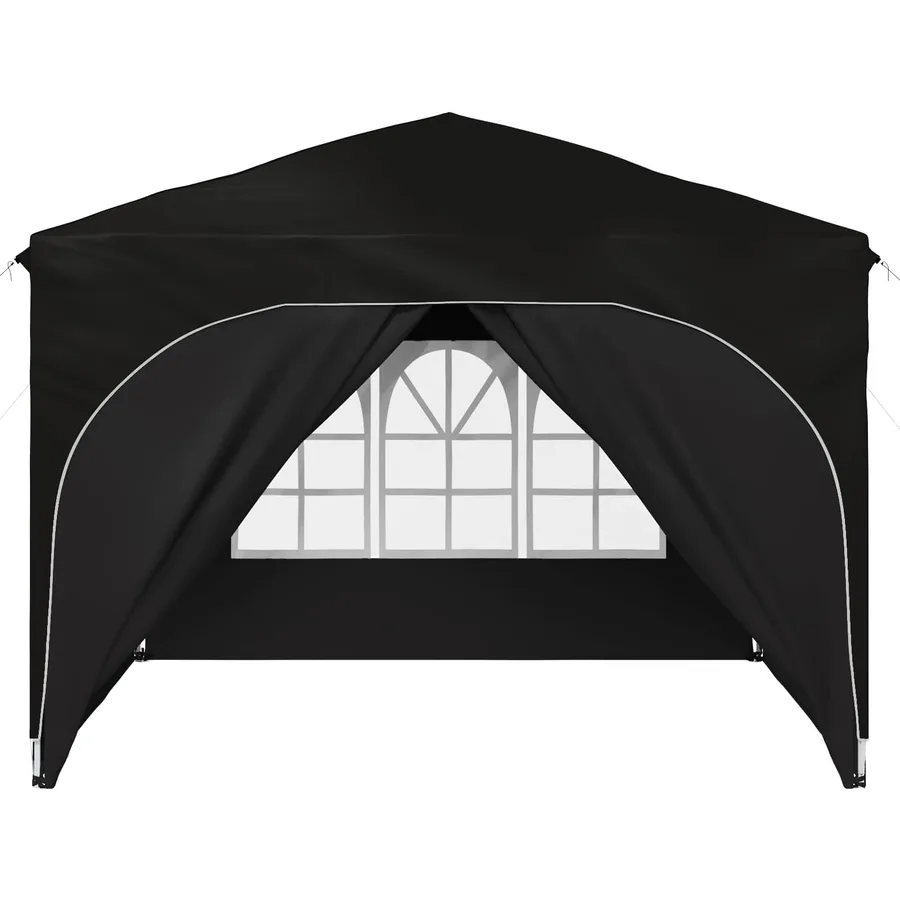 Tente de fête pop-up 290 x 290 x 245 cm Noir - 7
