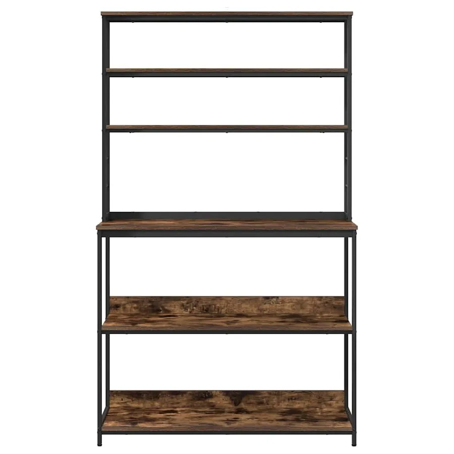 Étagère de cuisine Chêne fumé 100 x 40 x 168 cm - 6