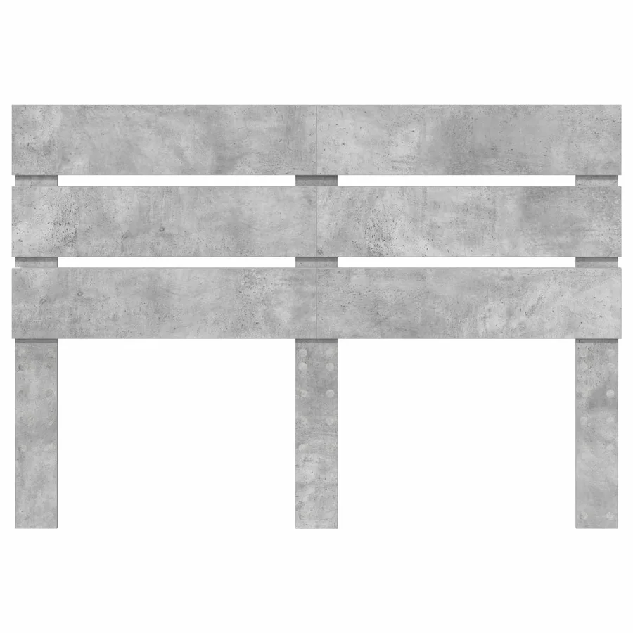 Tête de lit Gris béton Bois d'ingénierie - 6
