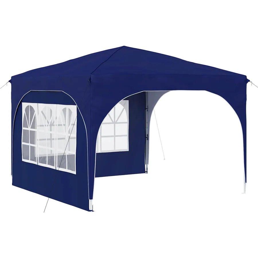 Tente de fête pop-up 290 x 290 x 245 cm Bleu - 2