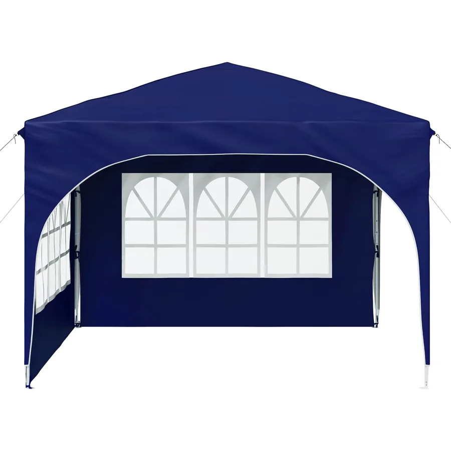 Tente de fête pop-up 290 x 290 x 245 cm Bleu - 6