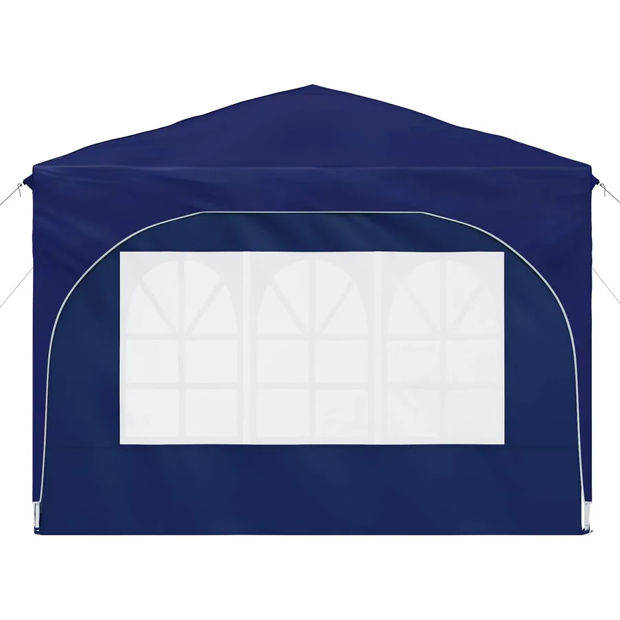 Tente de fête pop-up 290 x 290 x 245 cm Bleu - 7