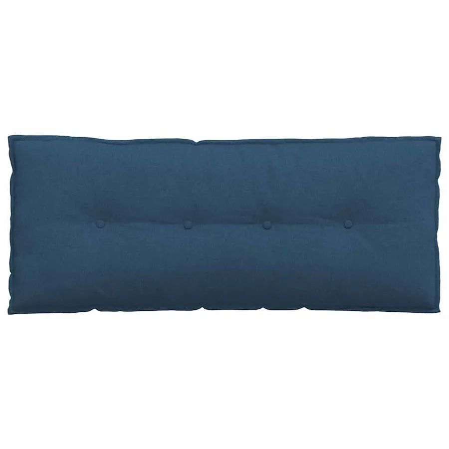 Coussin de Dos Bleu 120 x 19 x 50 cm tissu - 6