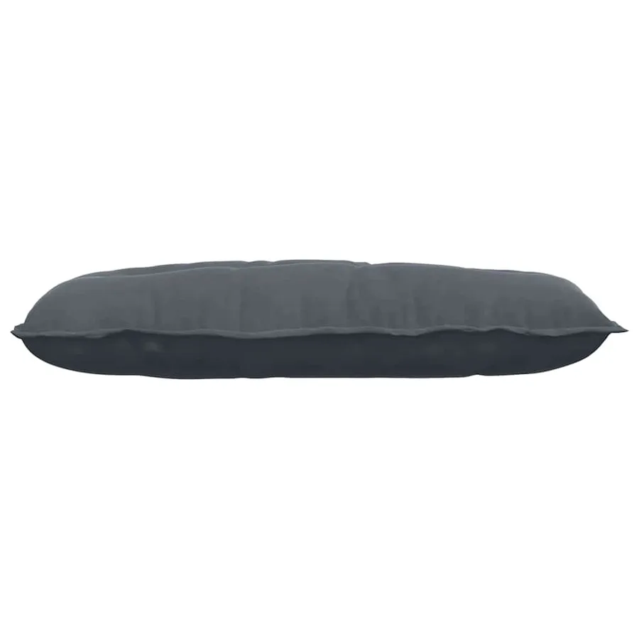 Coussin de Dos Gris foncé 100 x 50 cm Tissu en velours côtelé - 5