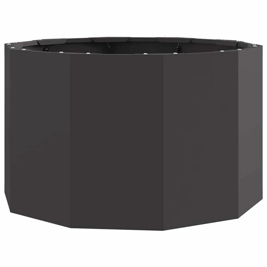 Jardinière Noir 60 x 60 x 35 cm Acier - 2