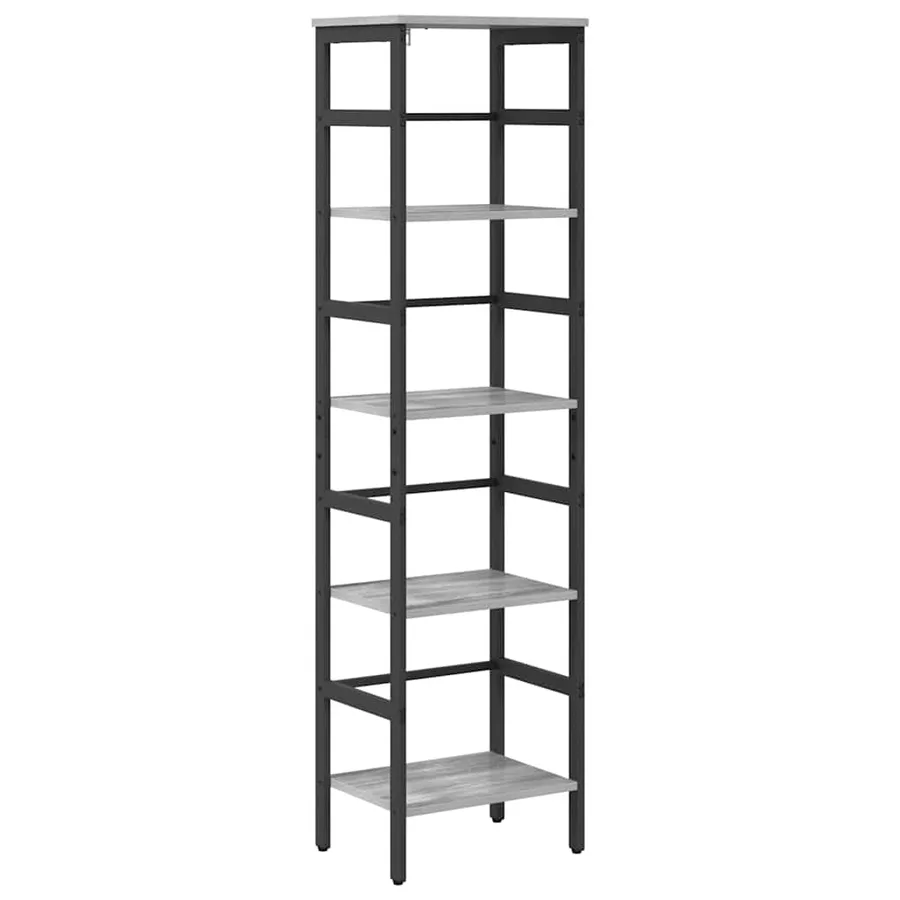 Étagère Gris Sonoma 40 x 29,5 x 149 cm Bois d'ingénierie - 2