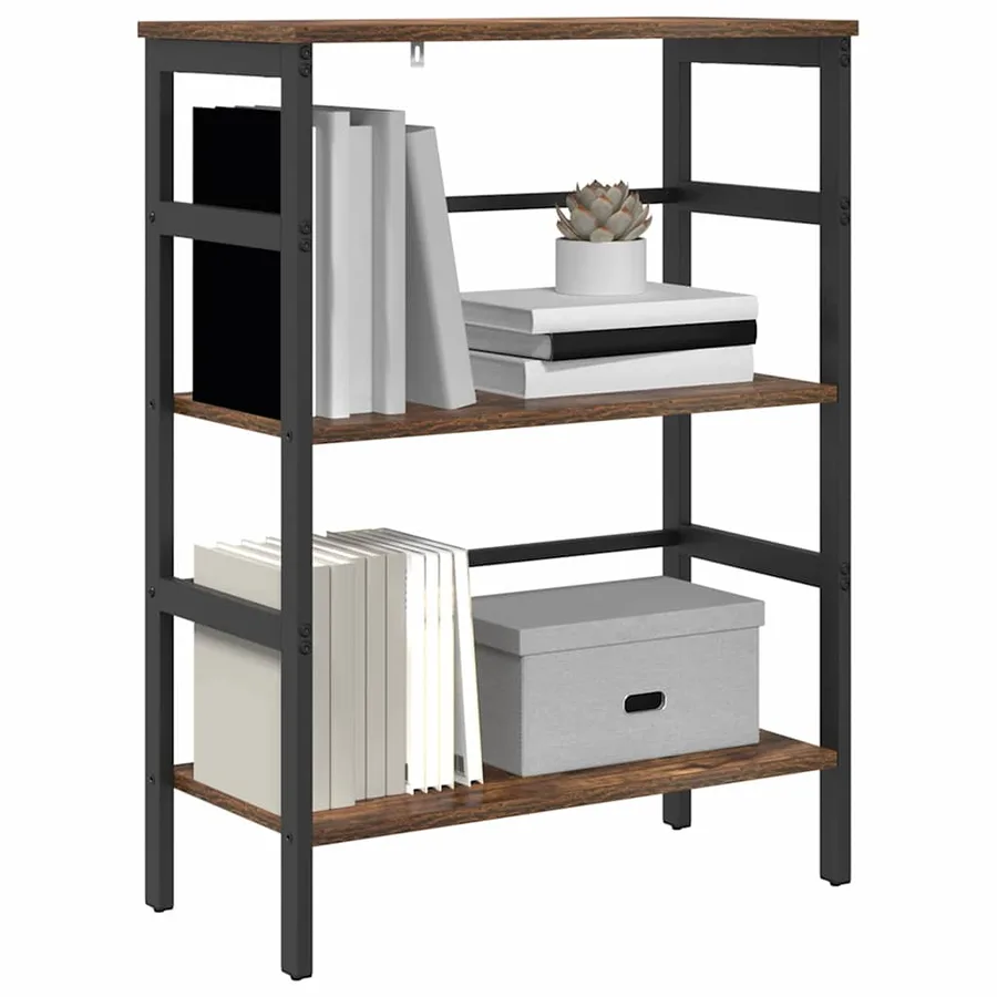 Étagère Chêne fumé 60 x 29,5 x 81 cm Bois d'ingénierie - 3