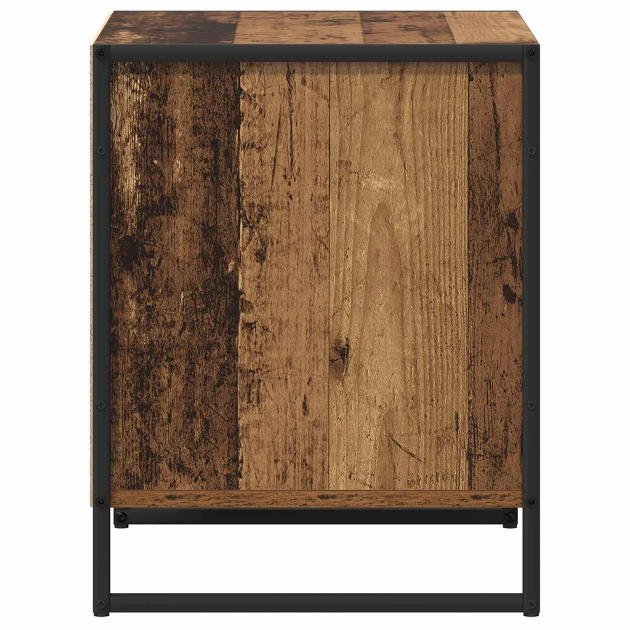 Table de chevet avec tiroir 2 pcs Bois Ancien 50 x 39,5 x 50 cm - 7