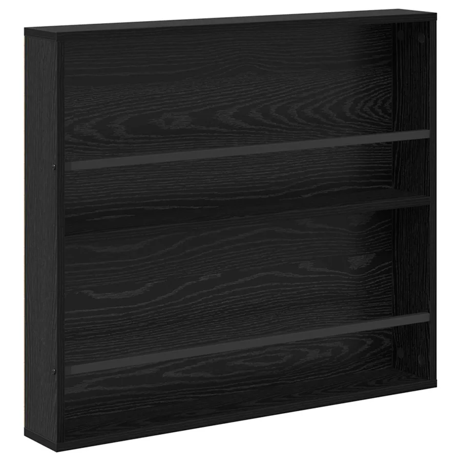 Étagère à magazines 2 pcs Chêne noir 80 x 12 x 70 cm - 5