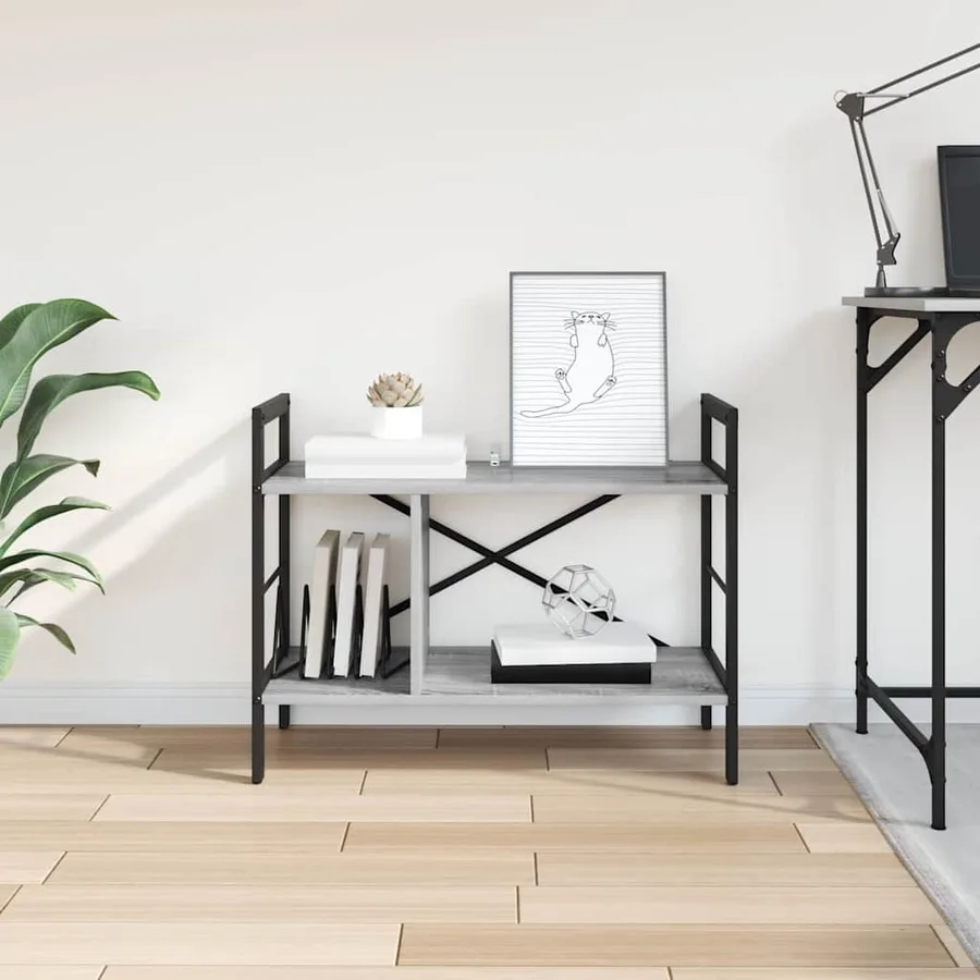 Étagère Gris Sonoma 75 x 30 x 58,5 cm Bois d'ingénierie - 4