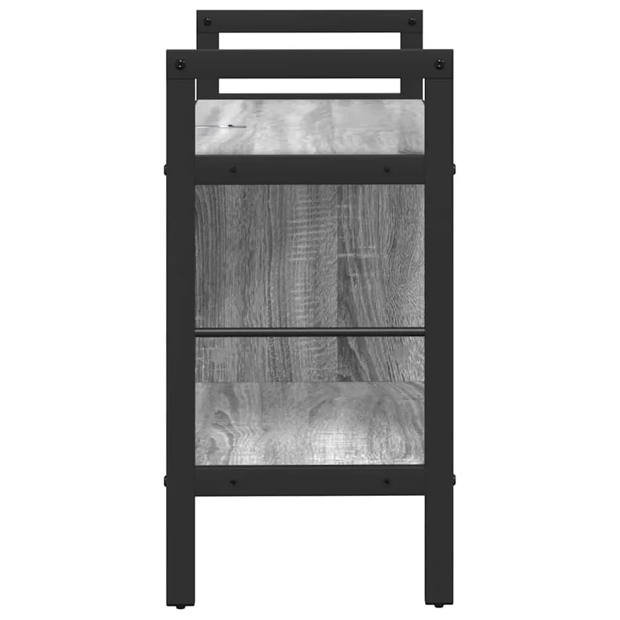 Étagère Gris Sonoma 75 x 30 x 58,5 cm Bois d'ingénierie - 6