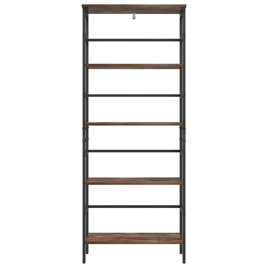 Étagère Chêne fumé 60 x 29,5 x 149 cm Bois d'ingénierie - 5